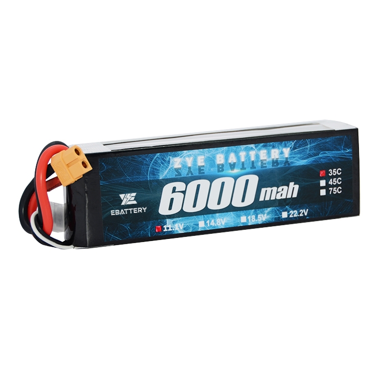 3S リポバッテリー 6000mAh 60C 11.1v リポバッテリー