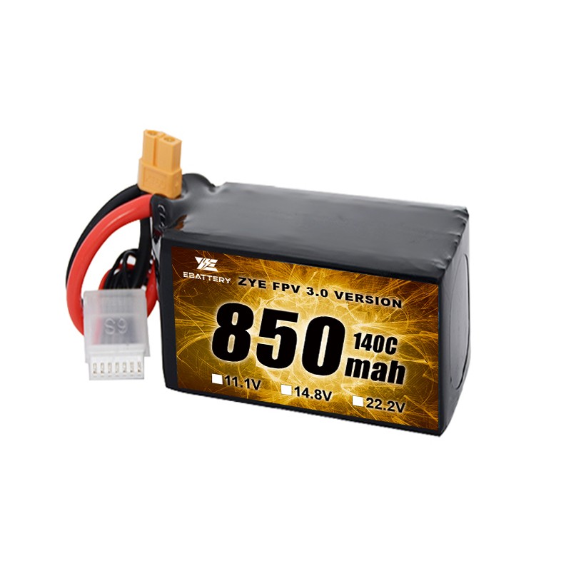 小型 850mah 1100mah 1300mah 1500mah FPV Lipo バッテリー